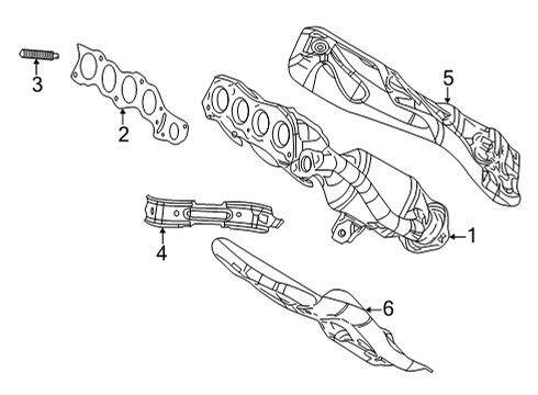 2022 Toyota Corolla Cross Exhaust Manifold Diagram