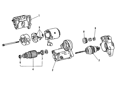 2023 Toyota bZ4X Front Axle, Axle Shafts & Joints, Drive Axles Diagram