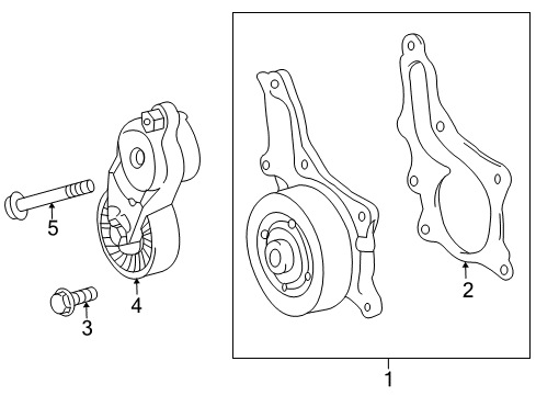 2010 Toyota RAV4 Water Pump Diagram