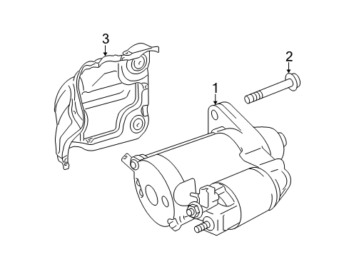 Cover, Starter Diagram for 28192-38010