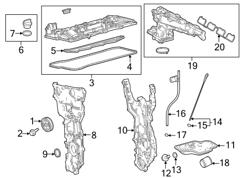 2023 Toyota Highlander Intake Manifold Diagram