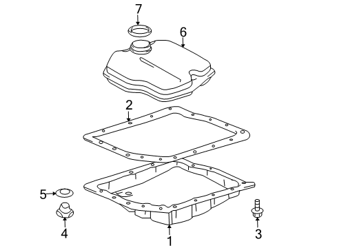 2010 Toyota RAV4 Transaxle Parts Diagram