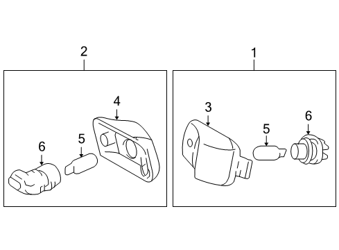 2014 Toyota Tacoma License Lamps Diagram