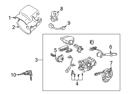 1997 Toyota Tacoma Ignition Lock, Electrical Diagram 3 - Thumbnail
