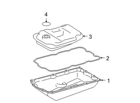 2007 Toyota Tundra Filter Diagram for 35330-34010