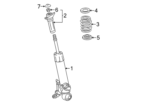 Support Assembly, Rear Suspension, Passenger Side Diagram for 48750-42020
