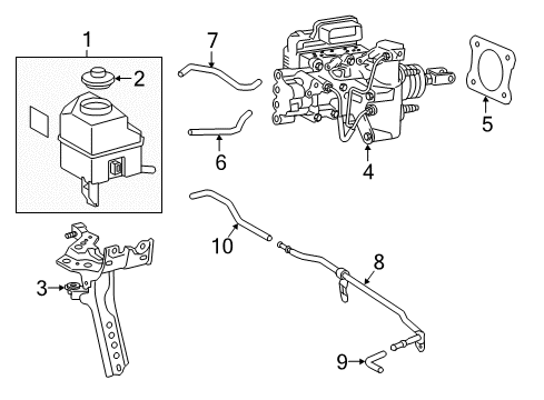 2015 Toyota Camry Dash Panel Components Diagram 1 - Thumbnail