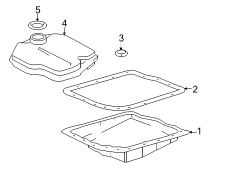 2012 Toyota Highlander Transaxle Parts Diagram