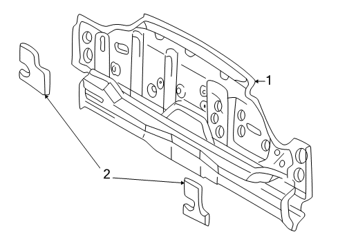 2003 Toyota MR2 Spyder Rear Body Diagram