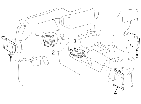 2023 Toyota Sequoia Controls  Diagram 1 - Thumbnail