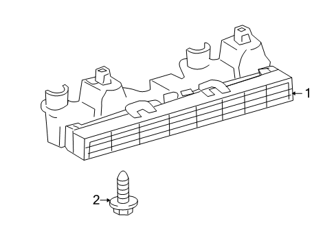 2012 Toyota Matrix High Mount Lamps Diagram