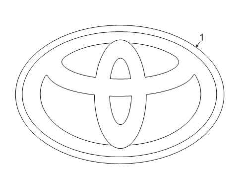 2024 Toyota GR Supra Exterior Trim - Lift Gate Diagram