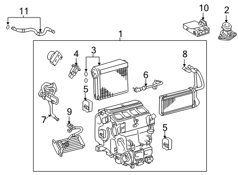 Pipe, Cooler Refrigerant Liquid, G, Front Diagram for 88716-6C180
