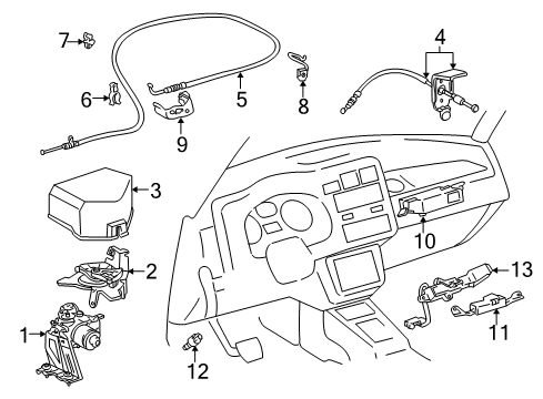 2000 Toyota RAV4 Cruise Control System Diagram