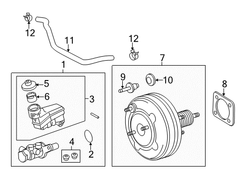 Ring, O(For Brake Master Cylinder) Diagram for 90015-AH001