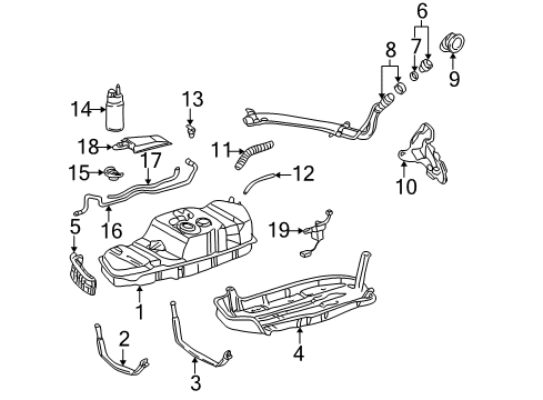 2005 Toyota Sequoia Fuel Supply Diagram