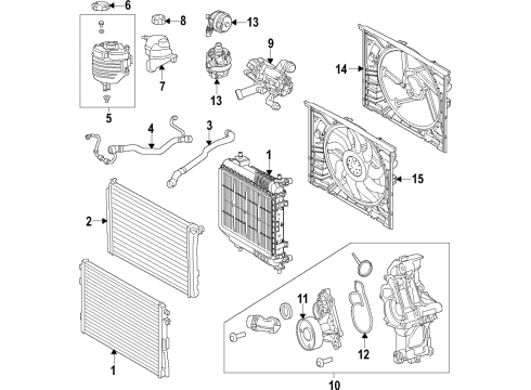 2020 Toyota GR Supra Water Pump Gasket Diagram for 16271-WAA01