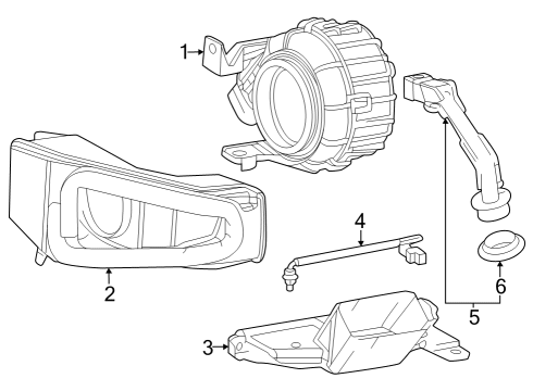2023 Toyota Corolla Electrical Components Diagram 1 - Thumbnail