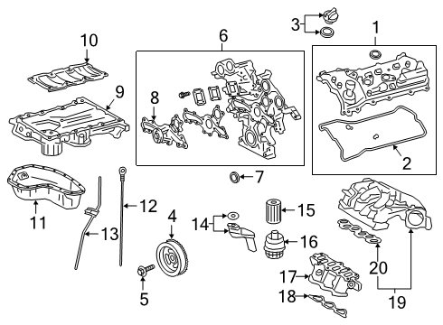 2020 Toyota Avalon Intake Manifold Diagram