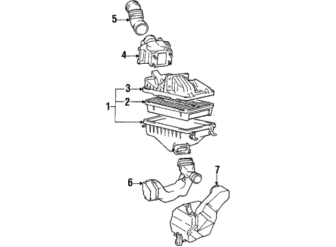 1988 Toyota Celica Air Intake Diagram