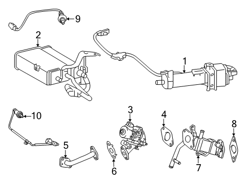 2016 Toyota Prius V EGR System Diagram