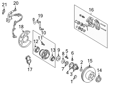 Ring, Snap (For Front Drive Shaft Passenger Side) Diagram for 90520-31010