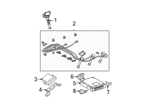 1998 Toyota Tacoma Ignition System Diagram