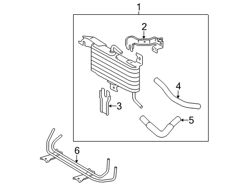 2007 Toyota Tacoma Trans Oil Cooler Diagram