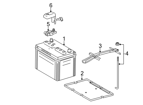 2005 Toyota Avalon Battery Diagram