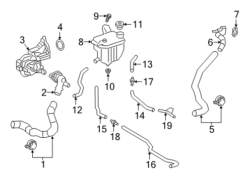 2022 Toyota Corolla Radiator & Components Diagram 6 - Thumbnail