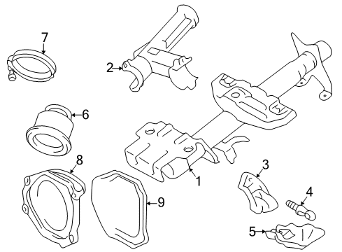 1999 Toyota RAV4 Housing & Components Diagram 2 - Thumbnail