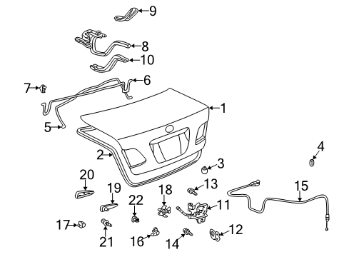 Clamp Diagram for 90469-07014