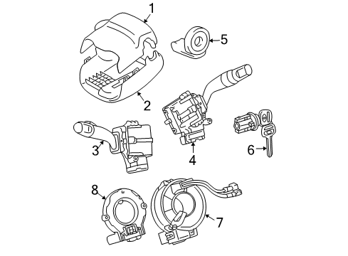 2004 Toyota Sienna Ignition Lock Diagram