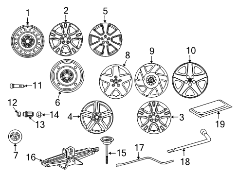 2004 Toyota Matrix Wheels Diagram
