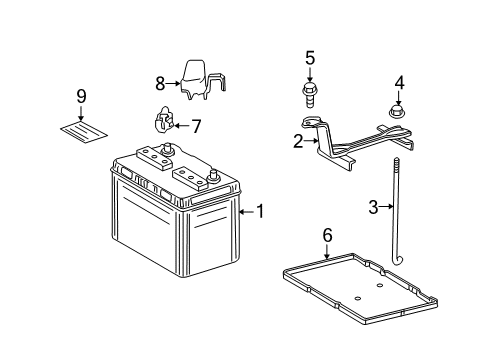 2012 Toyota Highlander Battery Diagram 1 - Thumbnail