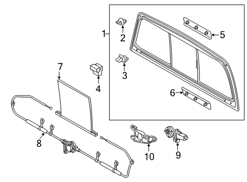 2020 Toyota Tundra Back Glass, Electrical Diagram 2 - Thumbnail