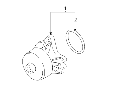 2007 Toyota Corolla Water Pump Diagram