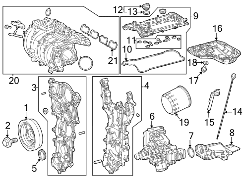 2023 Toyota Prius AWD-e Intake Manifold Diagram