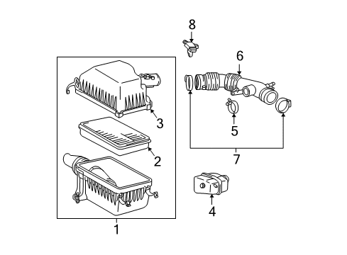 2004 Toyota Tundra ECM Diagram for 89661-0C392