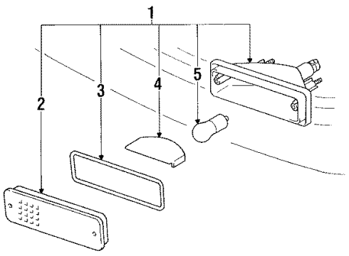1992 Toyota Corolla Signal Lamps Diagram