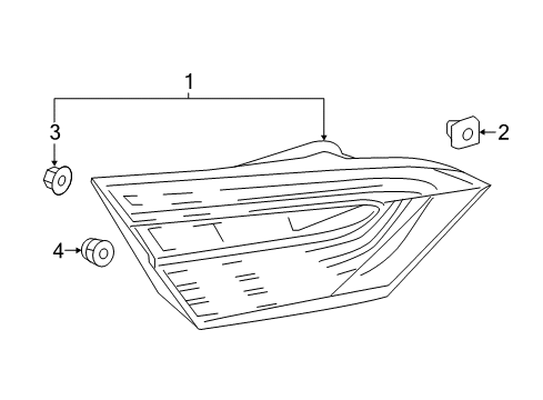 2021 Toyota Camry Backup Lamps Diagram 3 - Thumbnail