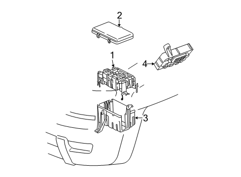2014 Toyota Tacoma Electrical Components Diagram