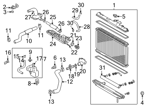 Clamp Diagram for 90464-00504