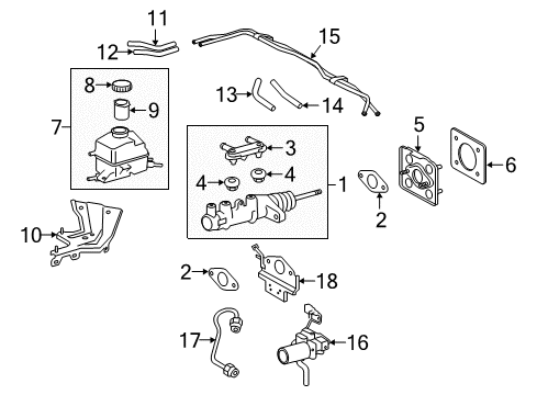 Tube, Reservoir Diagram for 47234-48140
