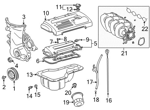 2004 Toyota Celica Intake Manifold Diagram