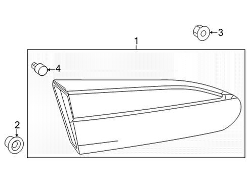 2022 Toyota Corolla Cross Backup Lamps Diagram
