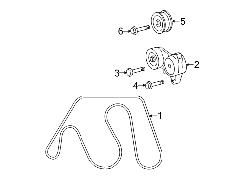 Bolt, Hexagon Socket Diagram for 90110-A0005