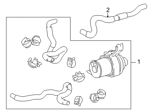 2009 Toyota Highlander Front Heater Unit Diagram