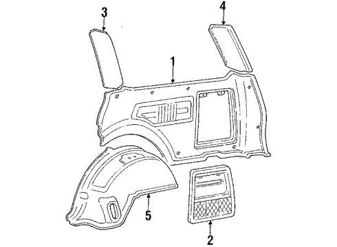 1986 Toyota Cressida Interior Trim Diagram 3 - Thumbnail