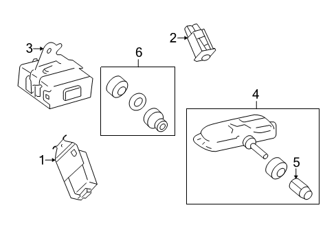2012 Toyota Matrix Tire Pressure Monitoring Diagram
